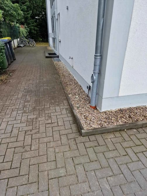 Außenbereich gepflegt nachher