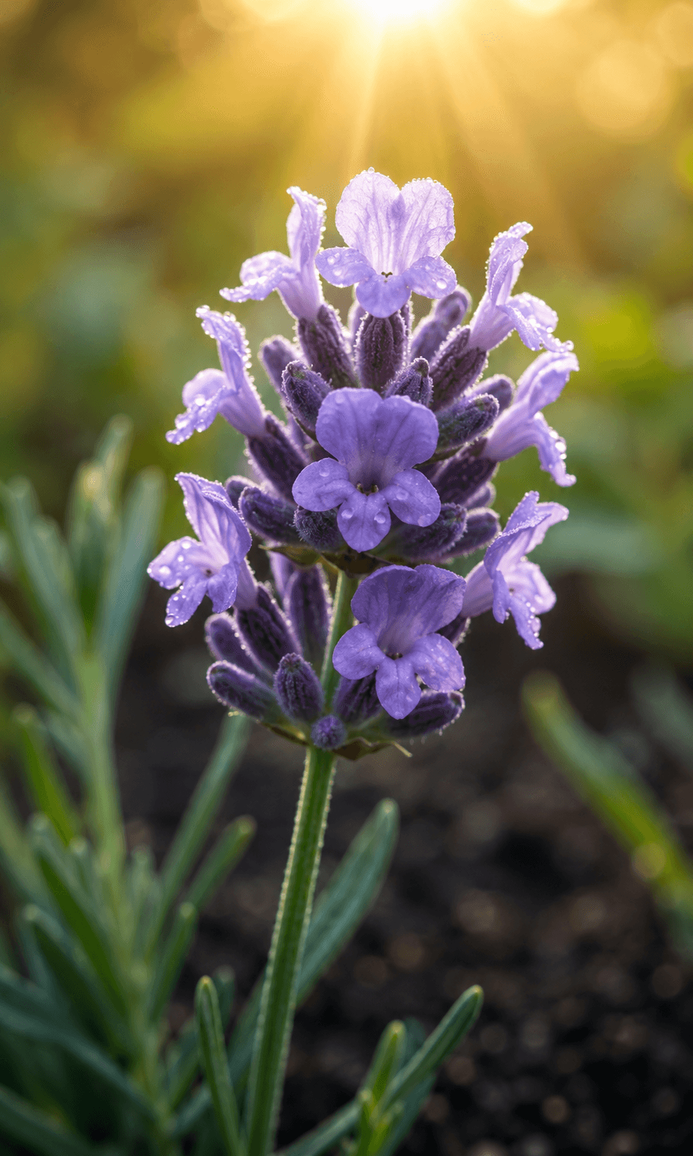 Blühender Lavendel als Symbol für Naturverbundenheit bei LeniS
